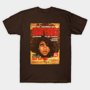 POSTER TOUR - SOUL TRAIN THE SOUTH LONDON 147 T-Shirt